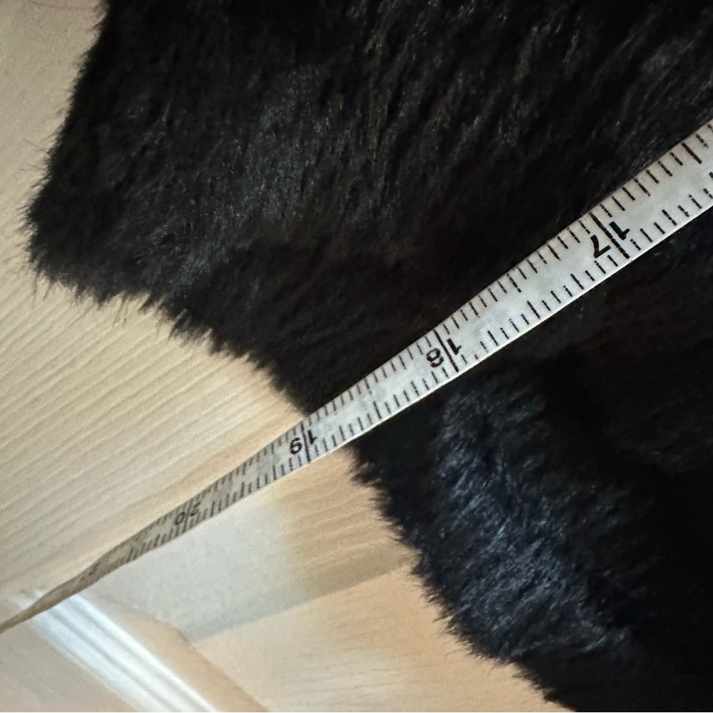 For Love Lemons Myriam Turtleneck Sweater fur soft m medium cropped black - Picture 7 of 8